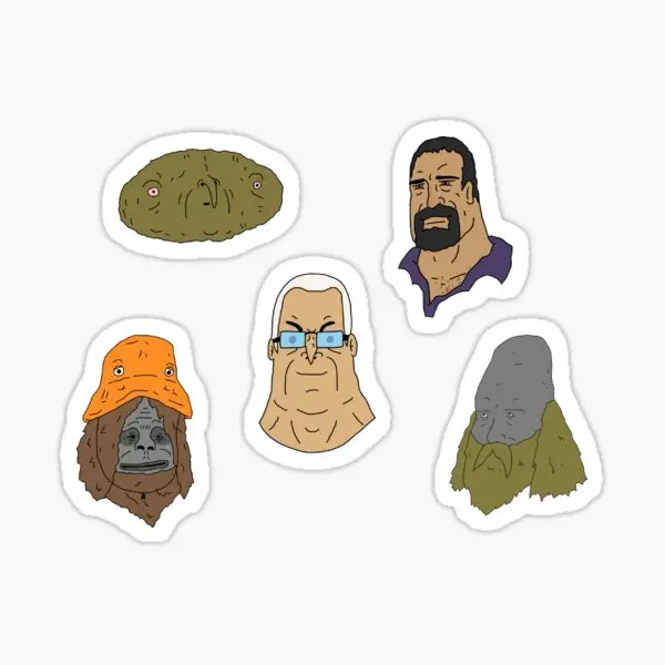 Duży Gang Lez Show 5 sztuk naklejek na kreskówkę naklejki na zderzak okno domowe dziecko butelki na wodę urocze dekoracje do salonu