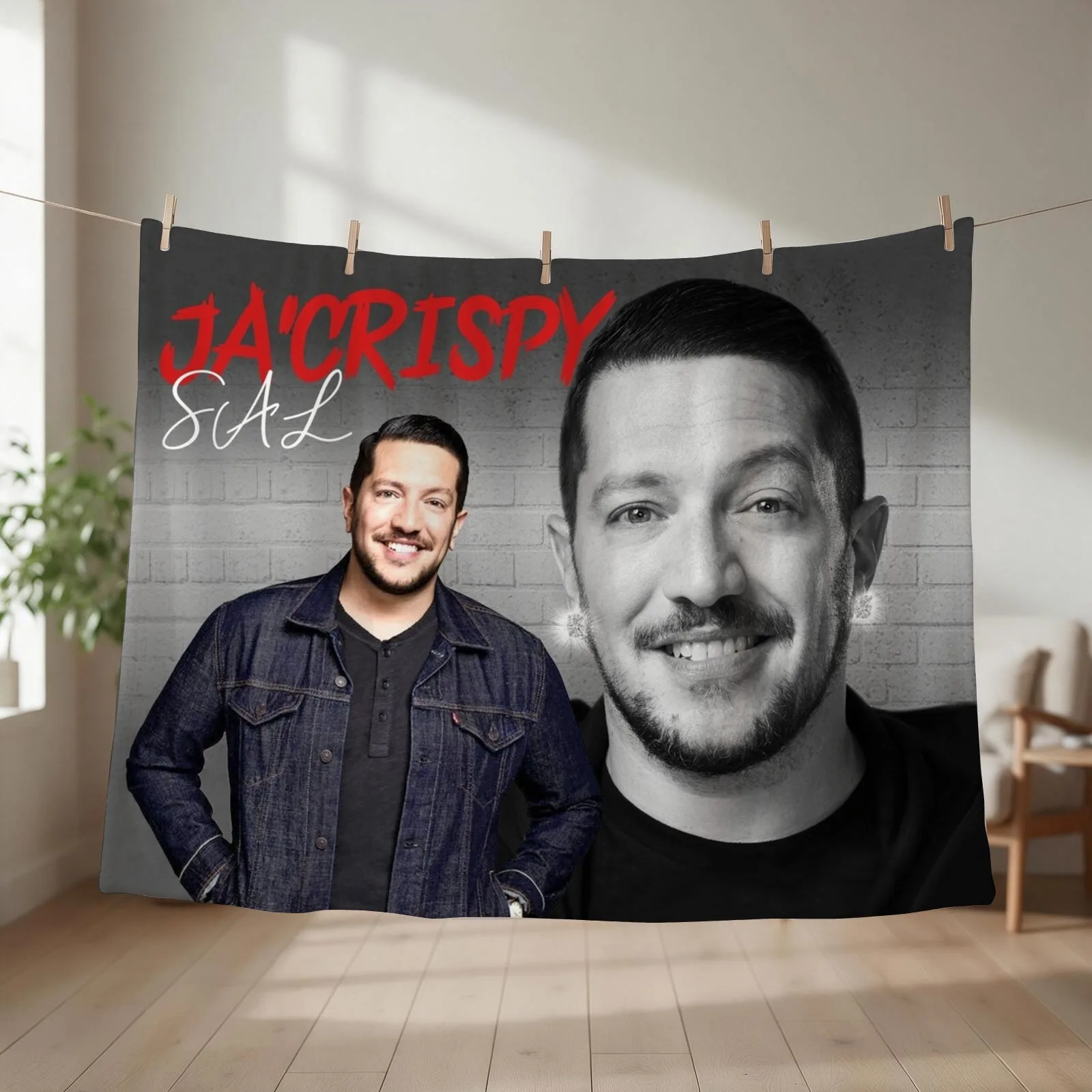 New Sal Vulcano Impractical Jokers Sal Throw Blanket Vintage Sleeping Bag Blankets Sofas Of Decoration sofa bed Blankets