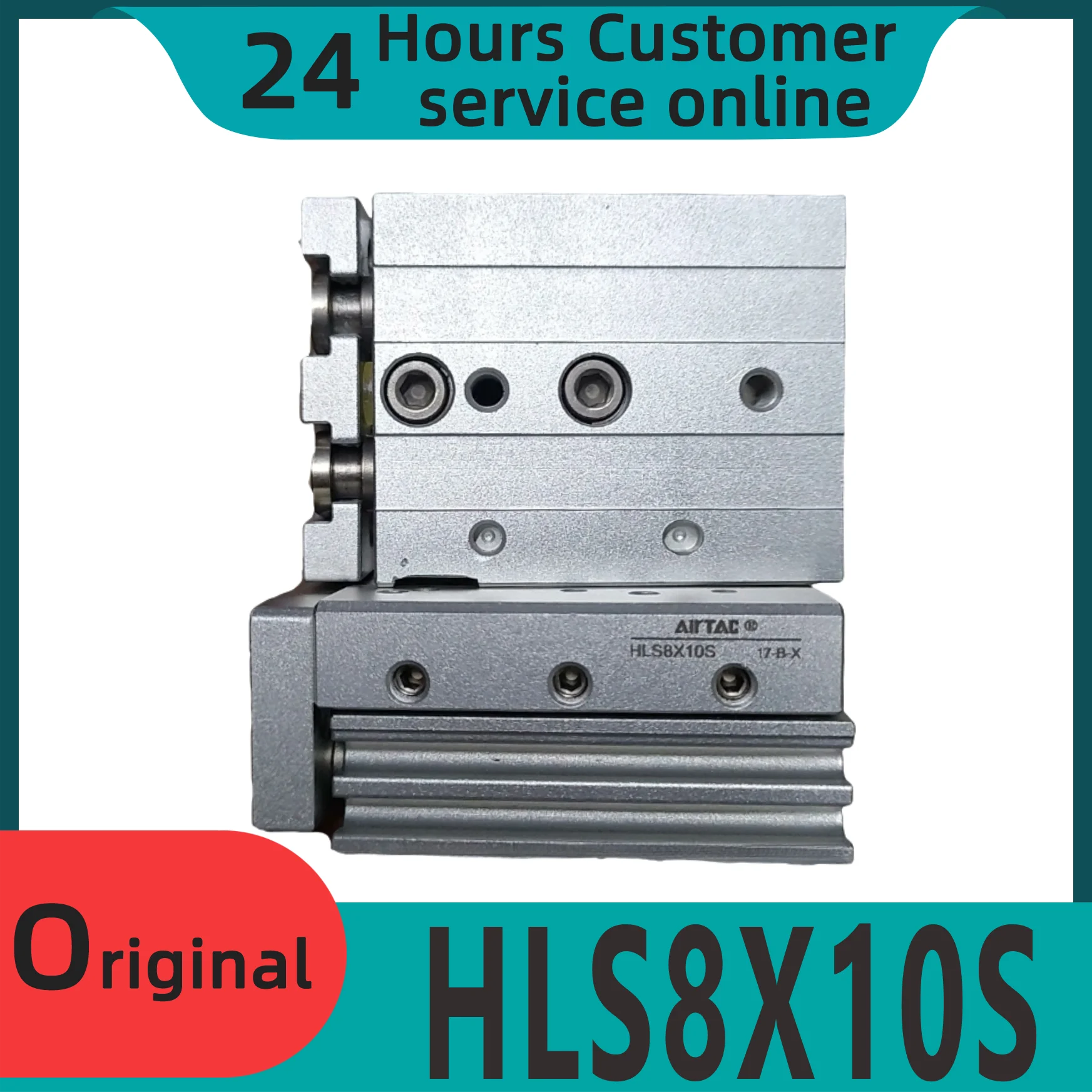 

Brand new original HLS8X10S HLS8X20S HLS8X30S HLS8X40S HLS8X50S HLS8X75S sliding table cylinder