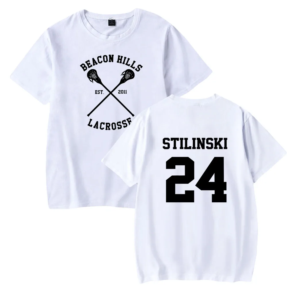 New Hot STILINSKI 24 DUNBAR 9 Lukisan Harajuku Streetwear Short sleeve Men's Women's T-shirt Fashion Comfortable Hot clothing