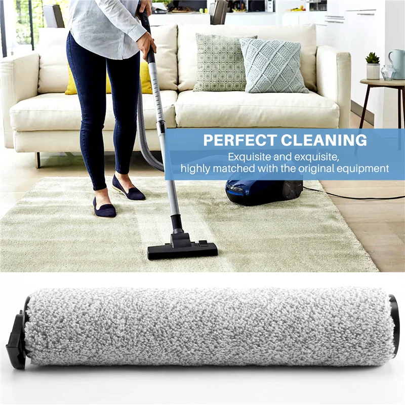 Сменный щетковый валик из 2 упаковок для Tineco IFloor 3/Floor One S3, аксессуары для беспроводного пылесоса для влажной и сухой уборки