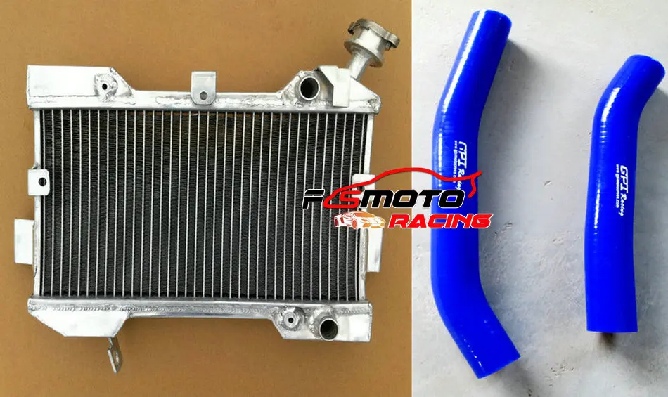 Aluminum radiator + Silicone Hose For 2006 2007 2008 2009 SUZUKI LTR450 LTR 450 LT450R