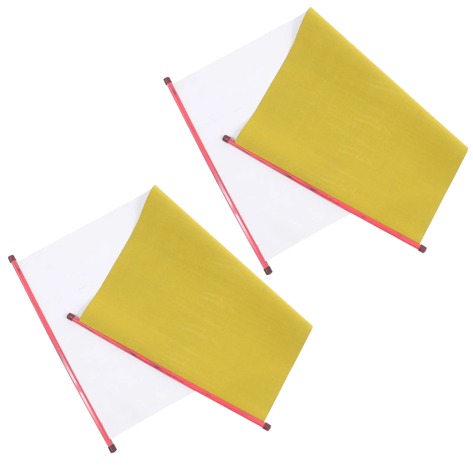 2 Pcs Practice Scroll Water Writing Cloth Calligraphy Chinese Supplies Reusable Paper Mat