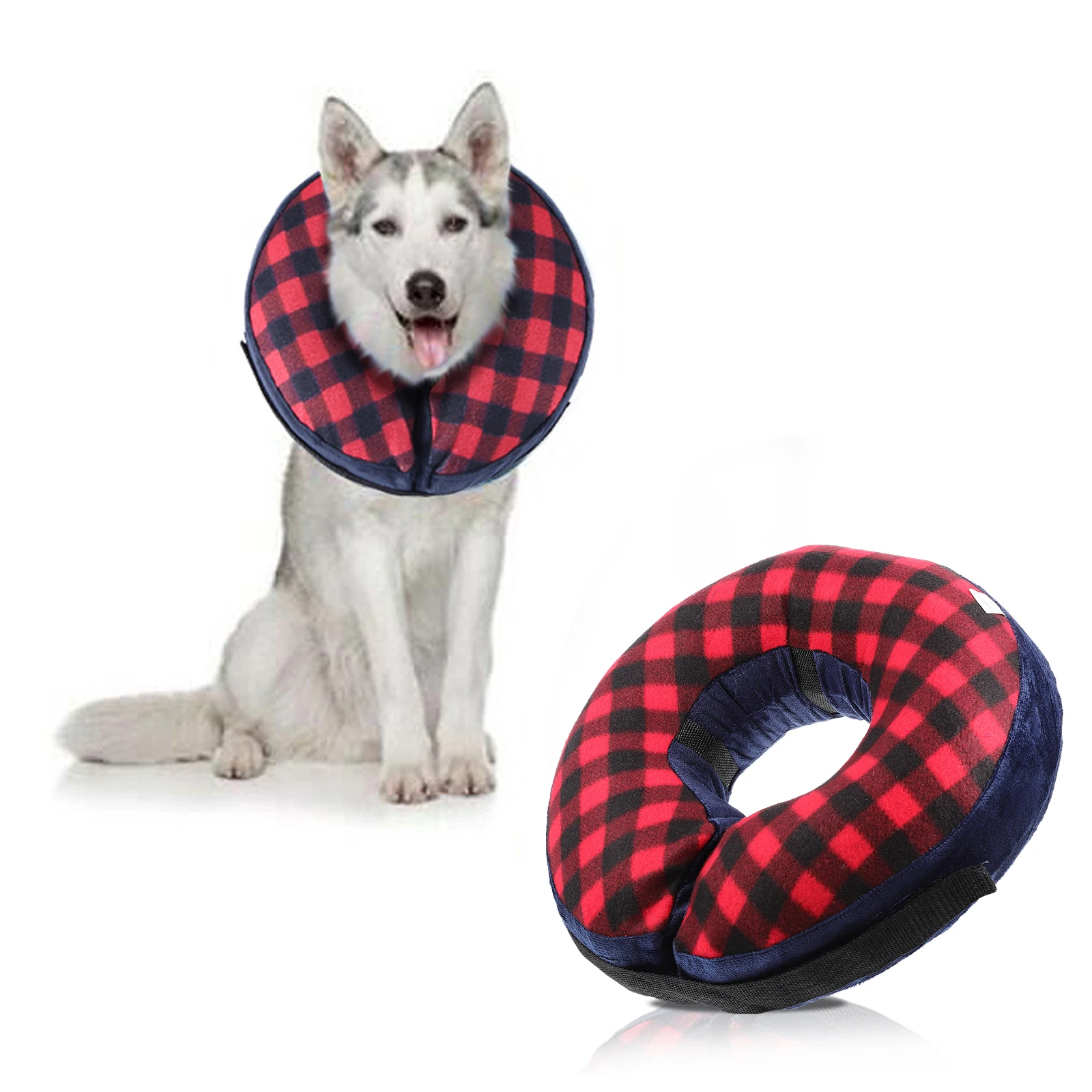 

Inflatable Pet Protective Collar Comfortable Dog Recovery Collar Lightweight Breathable Pet Surgery Accessory Cat Accessory