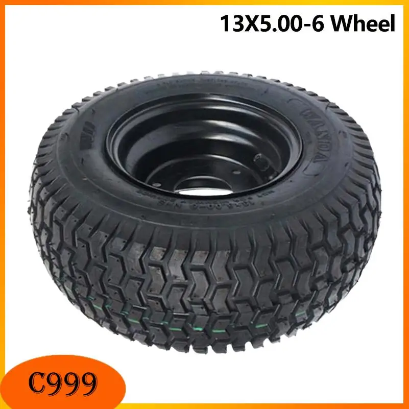 

Комплект из четырех шин 13x5.00-6 с дисками, совместимых с квадроциклами, картингами, мини-баггисами и пляжными велосипедами
