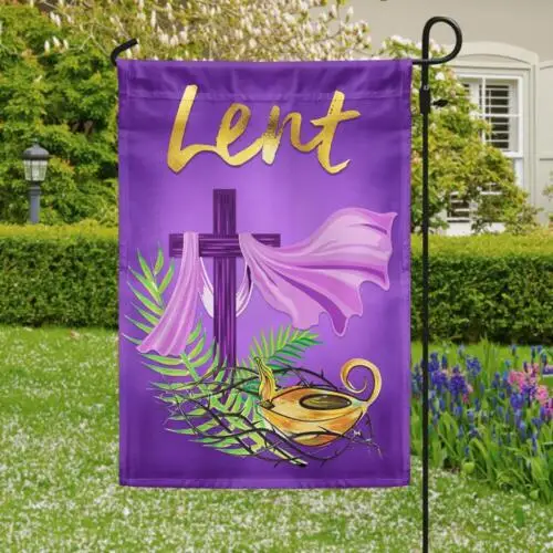 The Season Of Lent Christian Flag Garden Flag - House Flag ZZU hhz