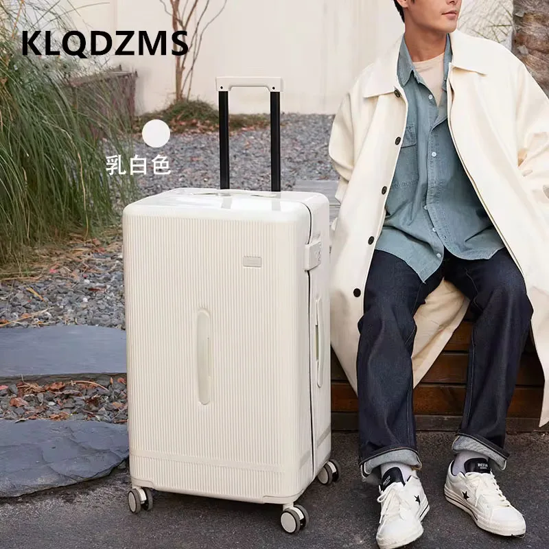 KLQDZMS valigia su ruote valigia 20 pollici scatola d'imbarco 22 "24" 26 "28" 30 Trolley di grande capacità ABS + PC bagaglio a mano