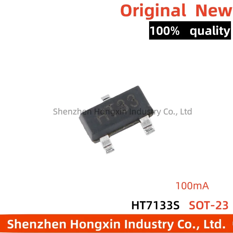 

10 pieces UMW HT7133S SOT-23 100mA Low Dropout Linear Regulator LDO Chip