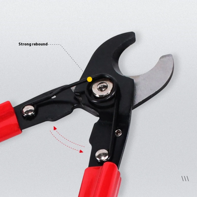 35 mm2 Kupfer-Aluminium-Kabelschneider – robuste Abisolierzange für Elektriker – präzises Schneid- und Abisolierwerkzeug – Detail 3