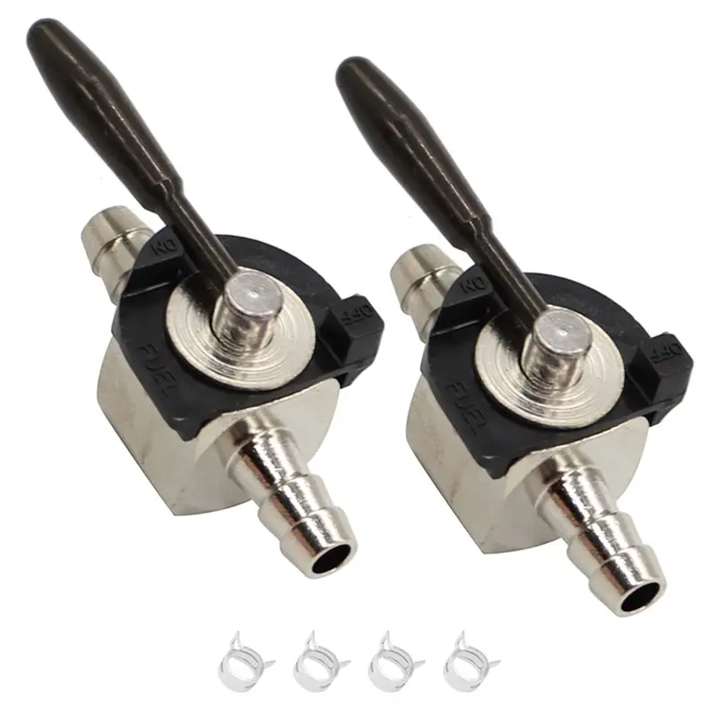 

【HAPPY】Запорный кран-петкок для Oregon 07-403, 1/4 дюйма, 2 шт., усиленный, для газонокосилок, стальные детали, надежная замена