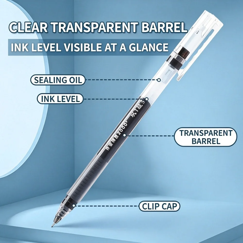 M&G Large Capacity Gel Pen 0.5mm Large Capacity Quick-Drying Ink High Quality Signing Pens Students Stationery Office Supplies