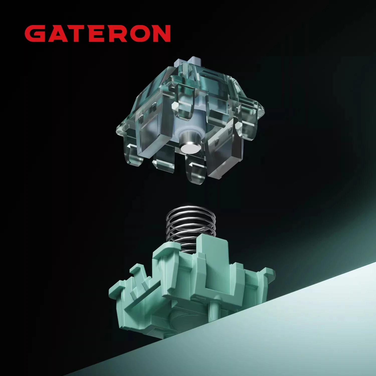 Gateron Magnetic Jade Pro Switch Dual SMD RGB Linear for Magnetic Mechanical Keyboard Pre Lubed Long Spring 700Gs 50g 36g