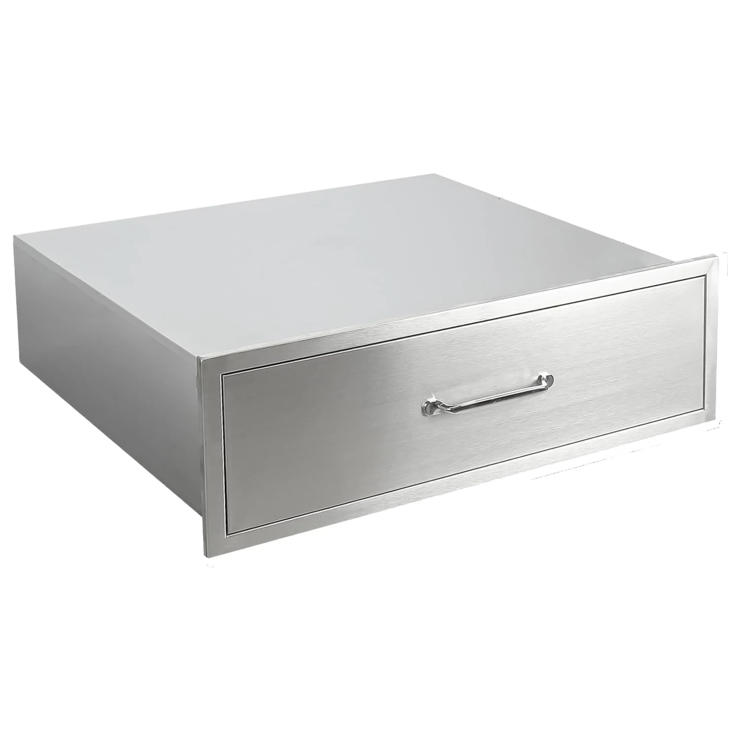 Ящик из нержавеющей стали для уличной кухни, барбекю, органайзер для шкафа с мягким закрыванием, сверхмощные ящики для хранения, 20 дюймов Ш x 10 дюймов В x 30 дюймов