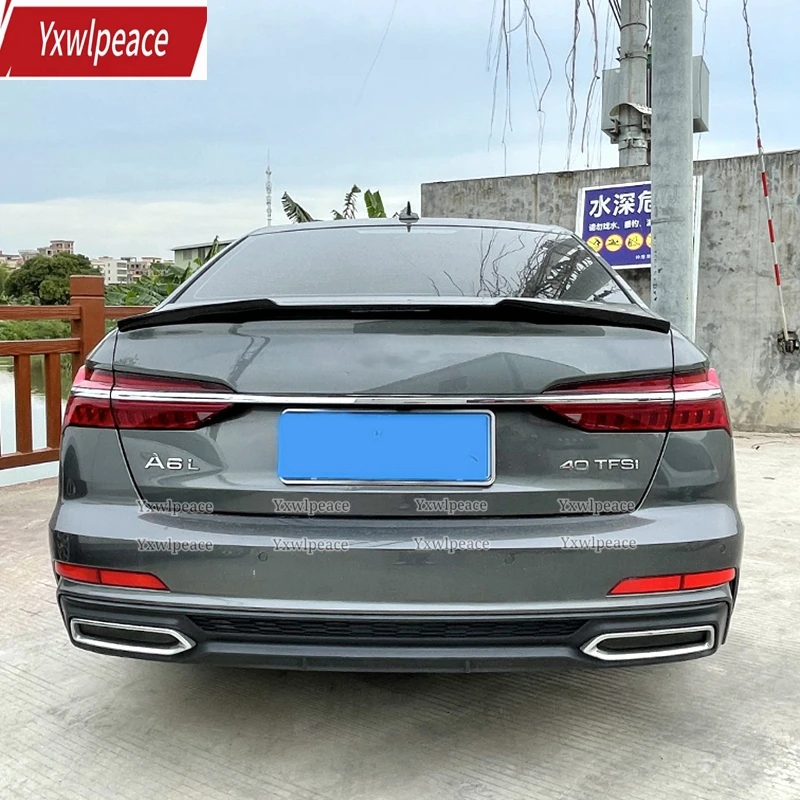 

Новинка, спойлер из углеродного волокна для Audi A6 C8 2020 2021, стильный спойлер M4 для багажника автомобиля, губа, задние крылья, спойлер A6, аксессуары для украшения