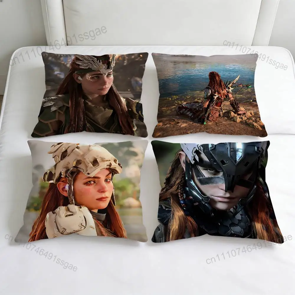 

Aloy H-Horizon Z-Zero Dawn Square Pillow Case Soft Decorative Throw Pillow Cover for Home Sofa Bed