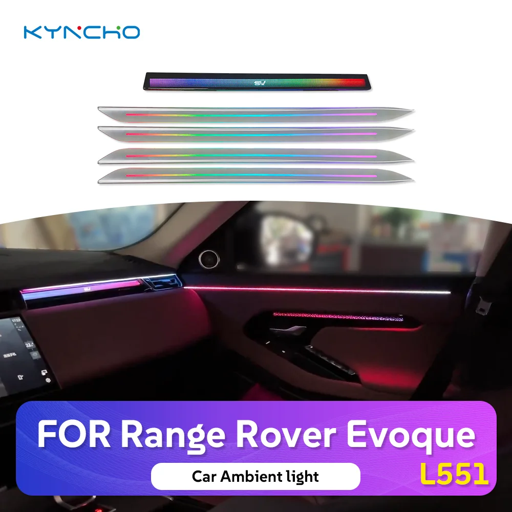 For Range Rover Evoque L551 2019 2025 Car Ambient Light Internal Environment Light Upgrade LED Automotive Ambient Lighting