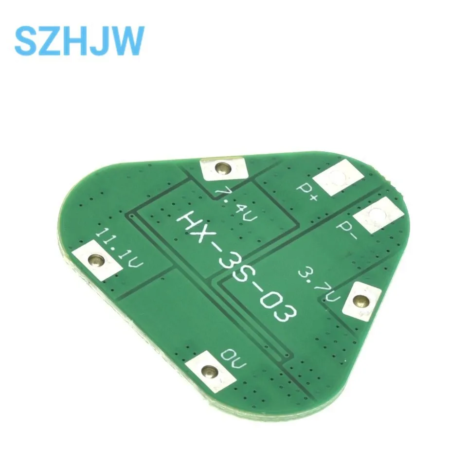 1-20PCS 3S 18650 リチウムイオン電池保護ボード 12.6V 最大、過充電/過放電 BMS、3 セルパック用