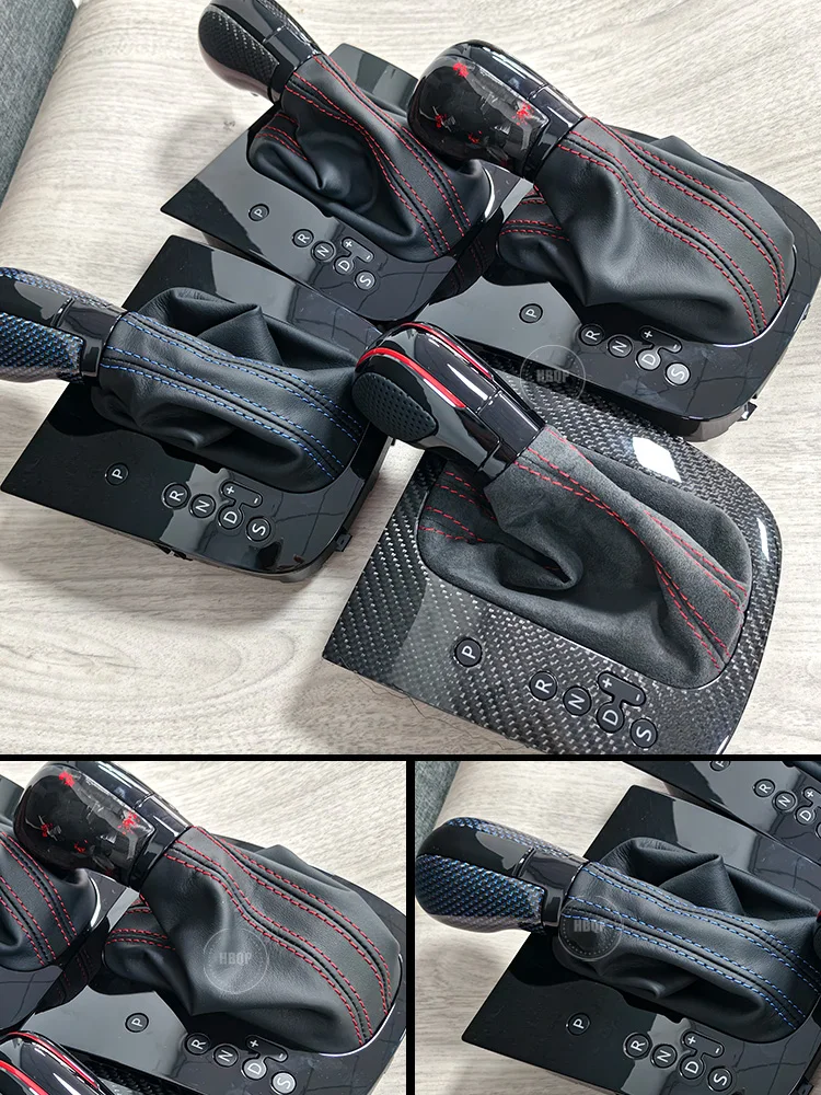 Ulepszony panel zmiany biegów z karbonowym materiałem, pasujący do VW Golf 6 MK6 GTI GLI — 2