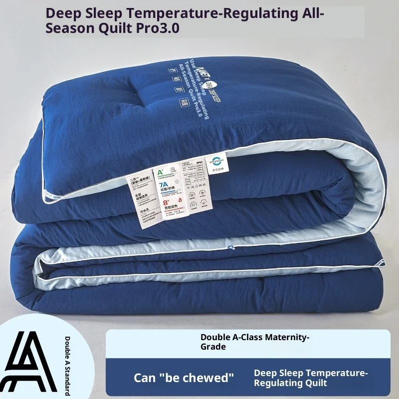 Household Hotel Grade Temperature Control All Season Thick Warm Winter Comforter King Queen Twin Hypoallergenic Edredones