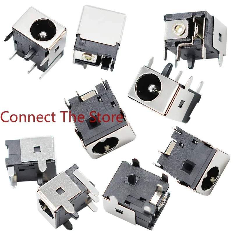 10PCS DC044F Steckdose Weibliche Basis Hohe Strom Lade Metall Shell Temperatur Stecker 5-pin DC5521