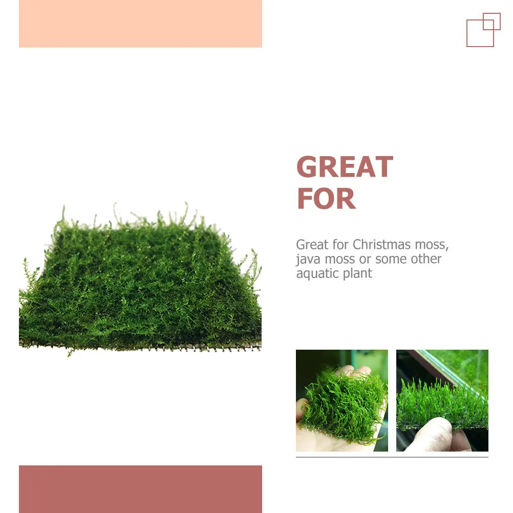 

5pcs Stainless Steel Aquarium Mesh Pad Replaceable Bendable Wire Mesh For Christmas Moss Java Moss Fish Tank Decoration Aquarium