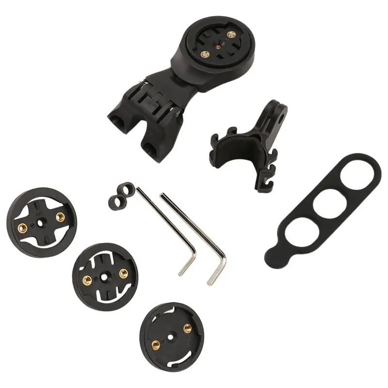 

NEW HOT In Stock-Bike Handlebar Stem Computer Mount Support For Garmin Bryton Wahoo Giant With Light Camera Bicycle Mounts Holde