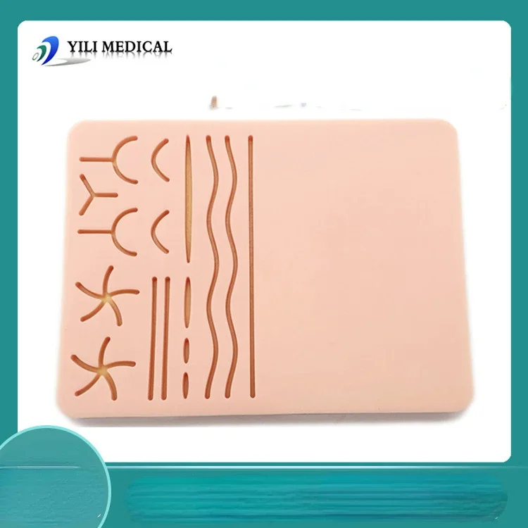 

Хирургическая модель для обучения шву коже, силиконовая подушечка для швов, медицинская студенческая тренировочная подушечка для швов на рану