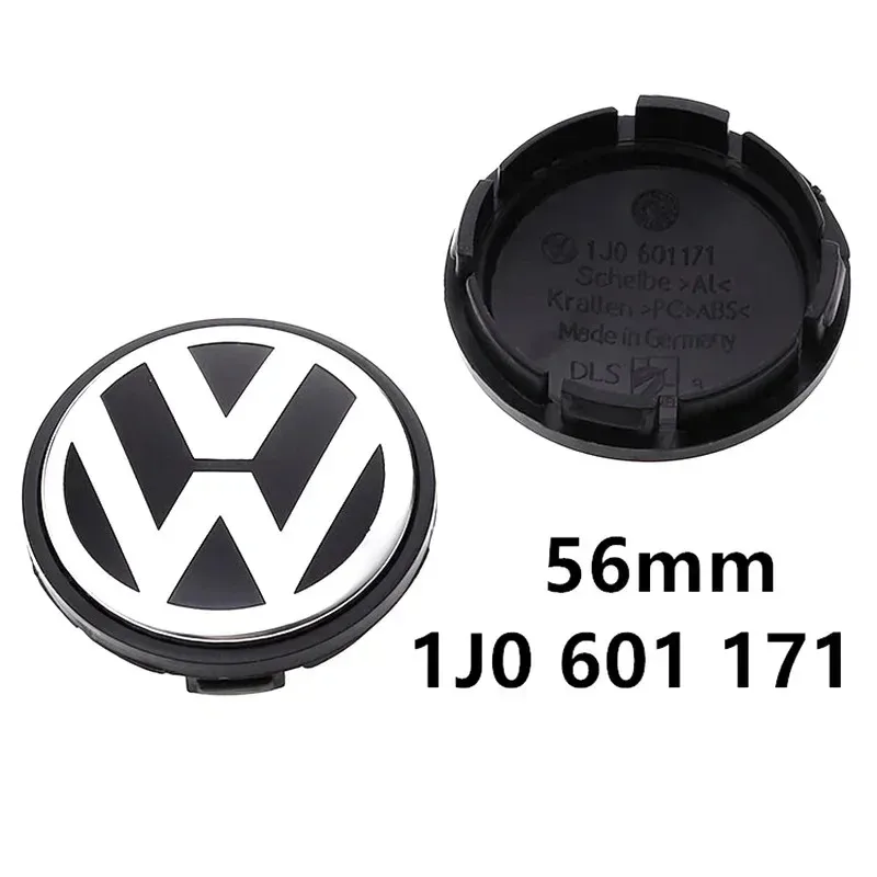 

2026 Новый для VOLKSWAGEN VW 4 шт. 55-56 мм Автомобильная эмблема Центральная крышка колеса Крышки обода для VW Passat MK5 MK6 Beetle CC Bora Polo Touareg T
