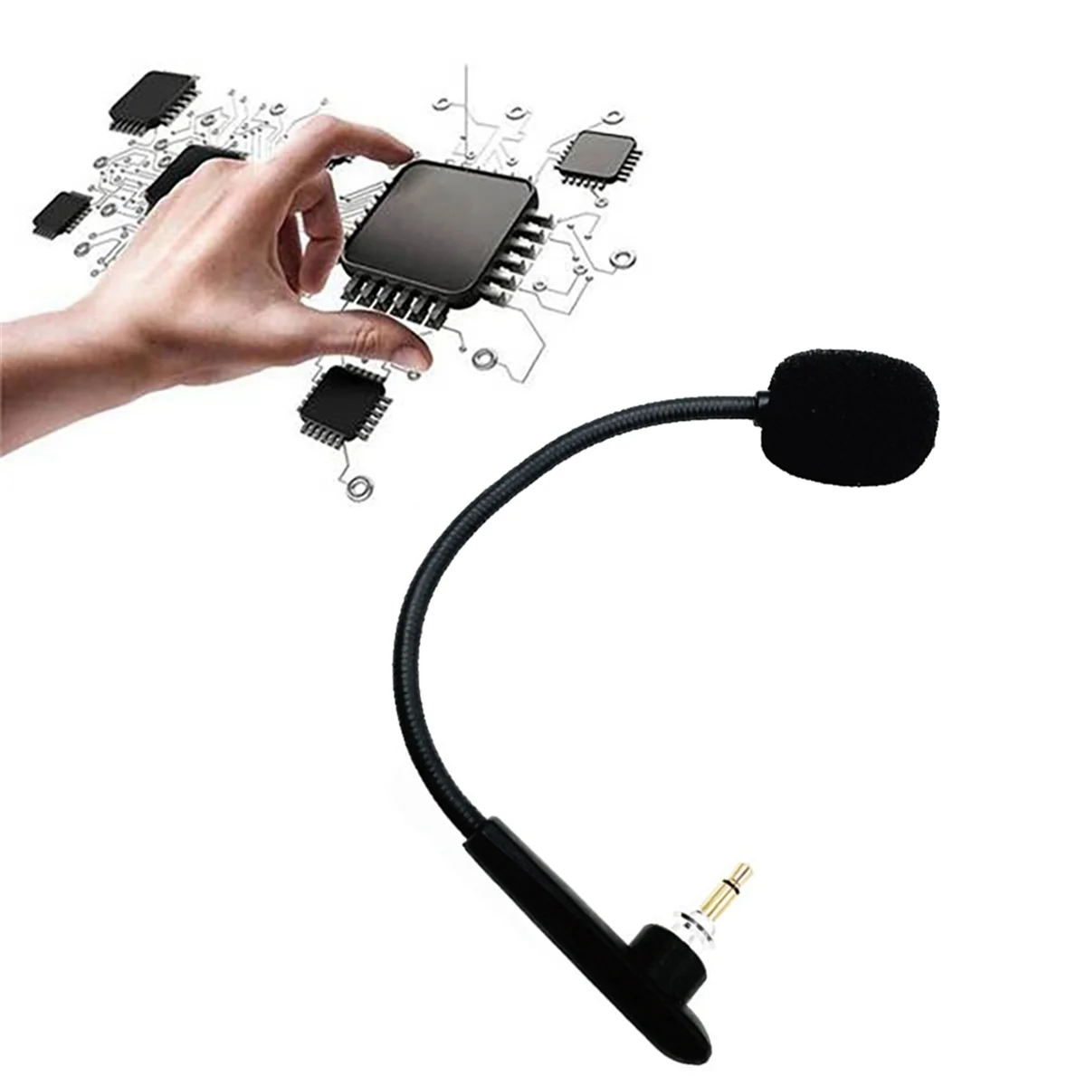 POP-lReplace Microfone de 3,5 mm para Logitech Astro A40 Fones de ouvido para jogos Fones de ouvido para jogos