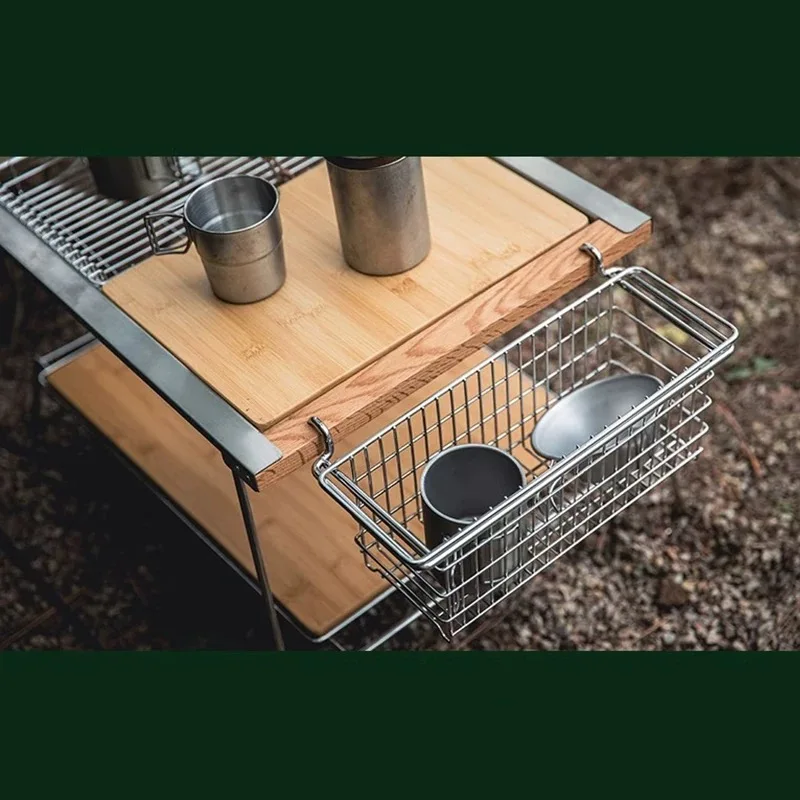 야외 캠핑 IGT 테이블 IGT 2단 테이블 IGT 이중층 화로 테이블 피크닉 신제품