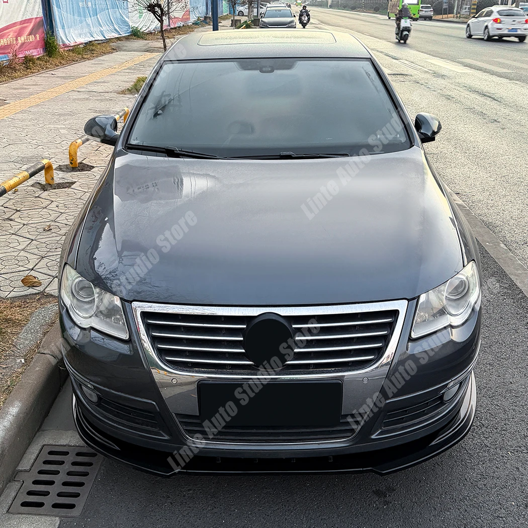 Image 4: Lame de pare-chocs avant pour Volkswagen Passat B6 2005-2010, Spoiler, Splitter, Diffuseur, Protection sous le pare-chocs, Kits carrosserie, Tuning