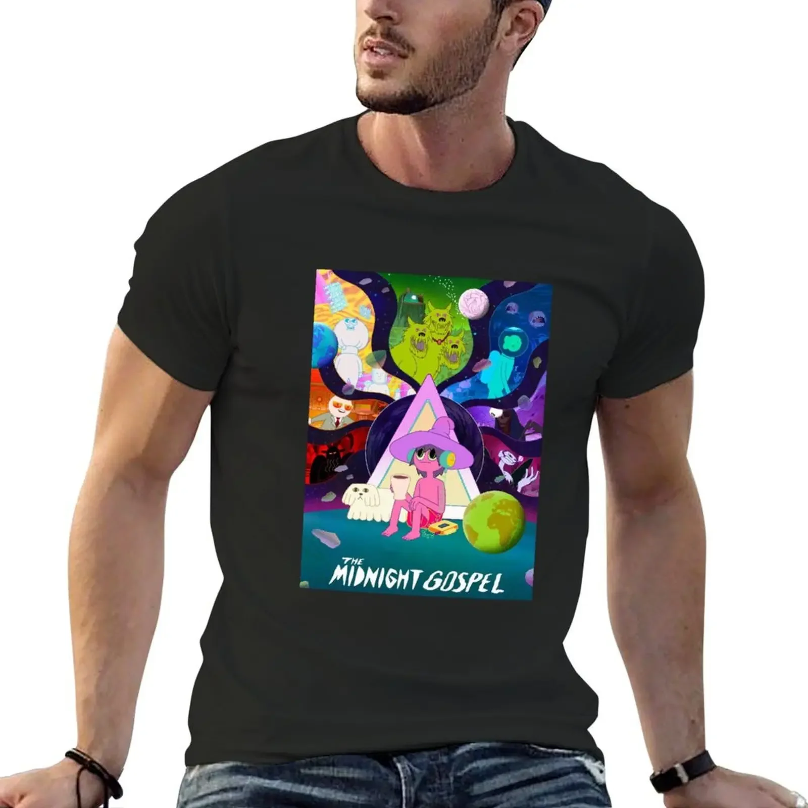 Midnight Gospel T-Shirt oversized cute clothes oversizeds t shirts for men cotton