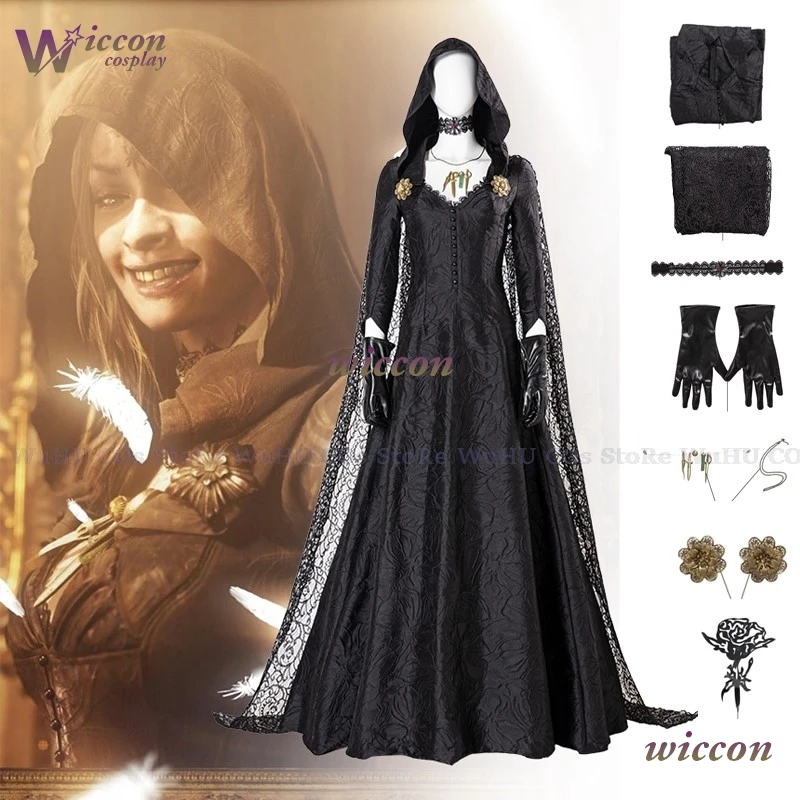 chinese dress ladies Amazon.com: Lady Dimitrescu Cosplay Costume Womens Vampire Alcina Halloween  Party Long Dress Outfit with Wig Hat XXL/3XL : Clothing, Shoes & Jewelry main image 0