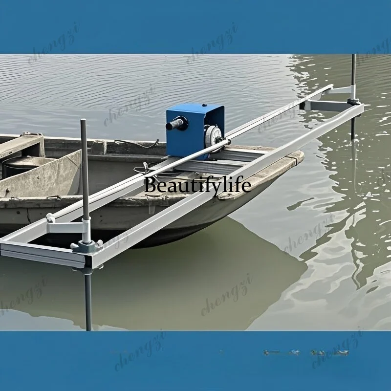 Water rope type Elodea lawn mower Electric underwater lawn mower Breeding water Wire rope Crab pond Shrimp pond Stretching grass
