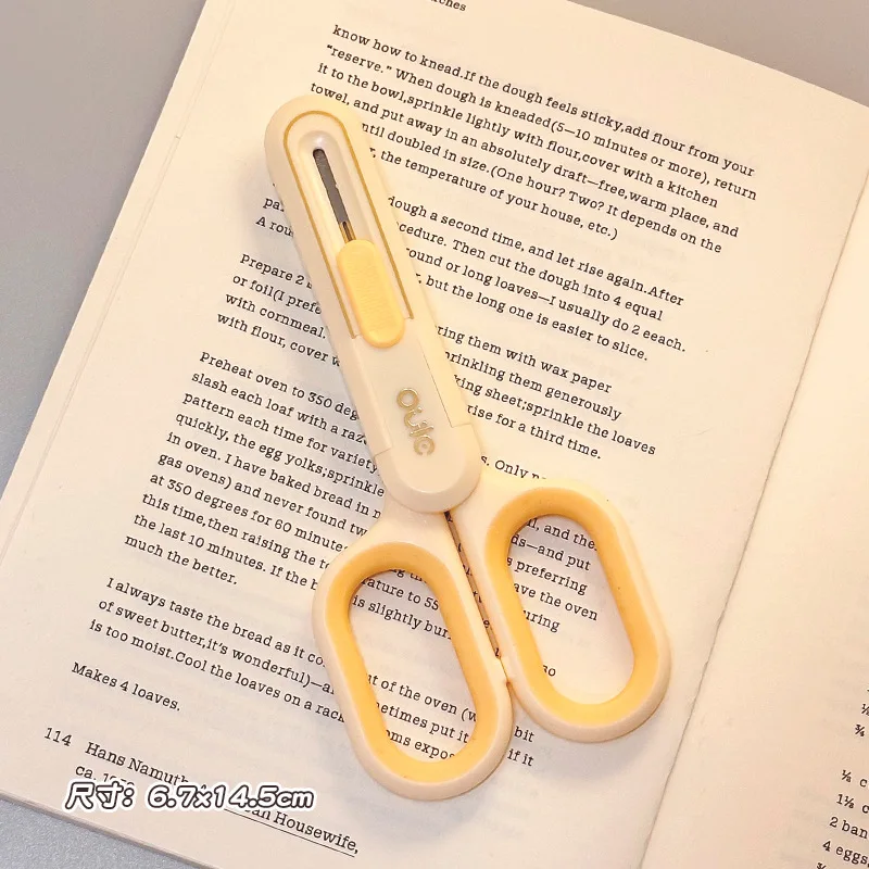 Forbici Coltello artistico Carta di sicurezza fatta a mano per uso domestico Multifunzionale portatile Smontaggio Taglio antiaderente espresso