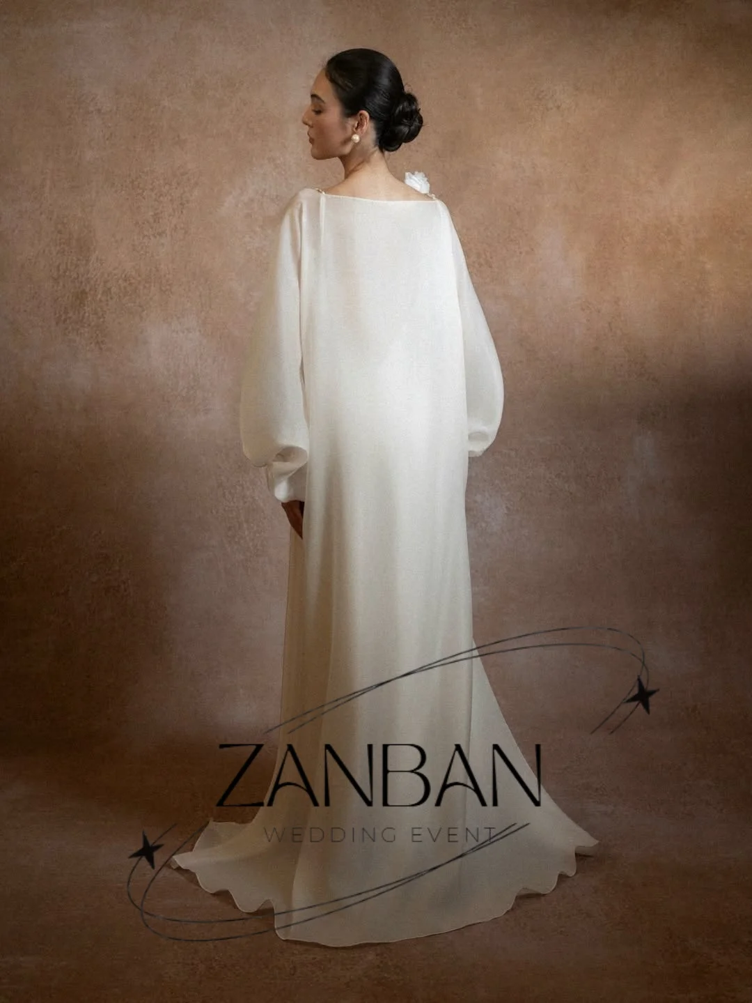 ZanBan New Elegant Mermaid Wedding Dresses 2026 Cap Long Sleeves Photoshoot Floor Length Robe De Mariée Bridal Gowns Customised
