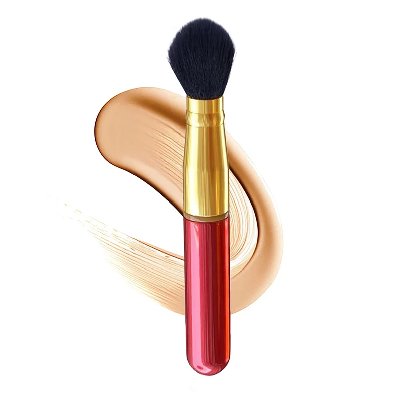 Pennello cosmetico elettrico Fondotinta Fard Cipria in polvere Strumento lavabile Tipo di batteria Pennello per trucco Ingranaggi a vibrazione Pennello di bellezza
