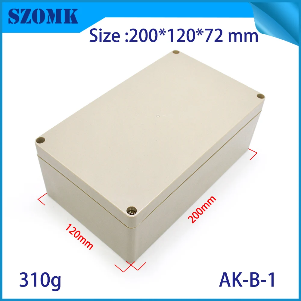 4Pcs cheap price  ip65 hight qualtity light color box electronic  conjunction enclosure/box 200x120x72mm 7.87*4.72*2.83inch