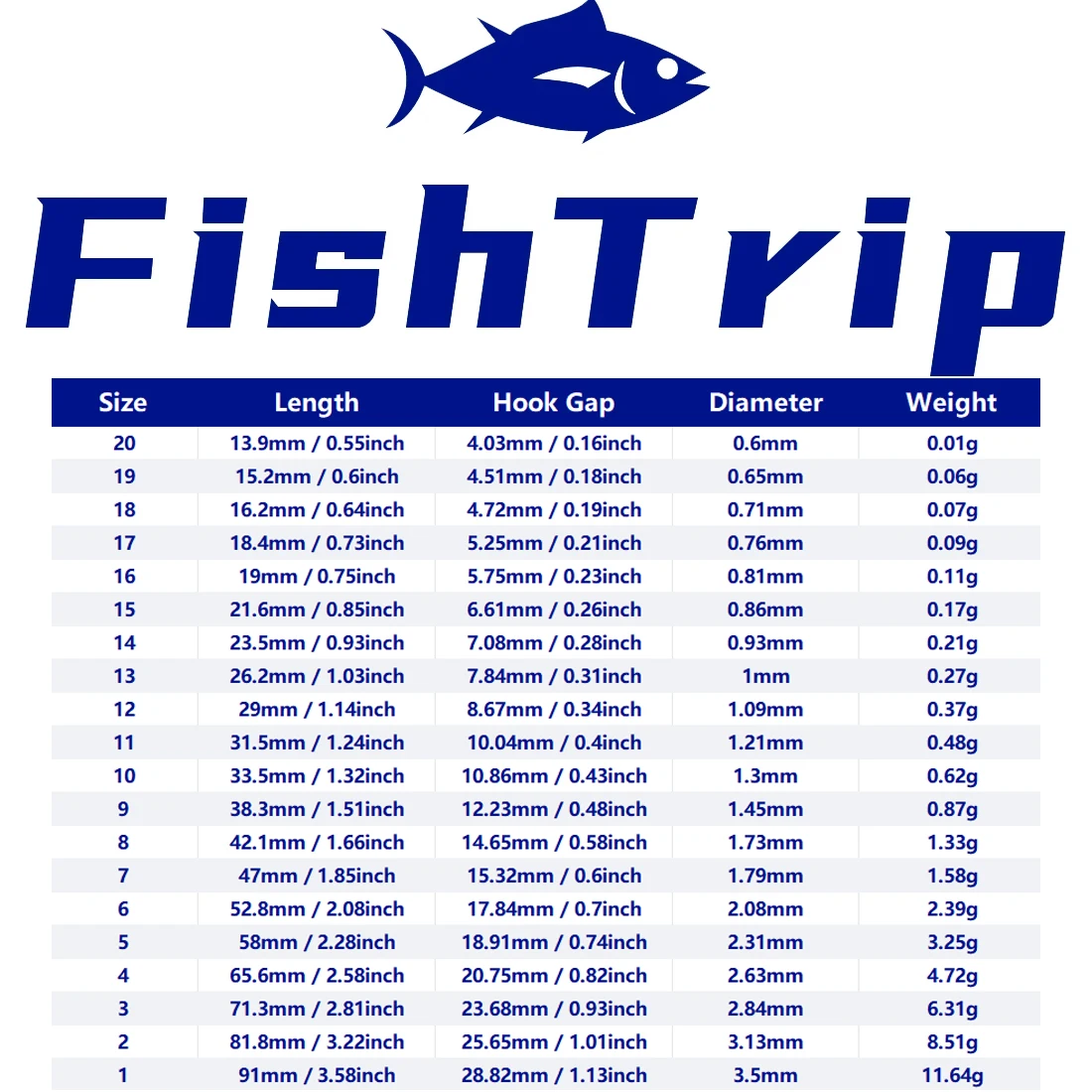 FishTrip Anzuelos de vástago largo con púas para vinilo en agua salada - imagen 4