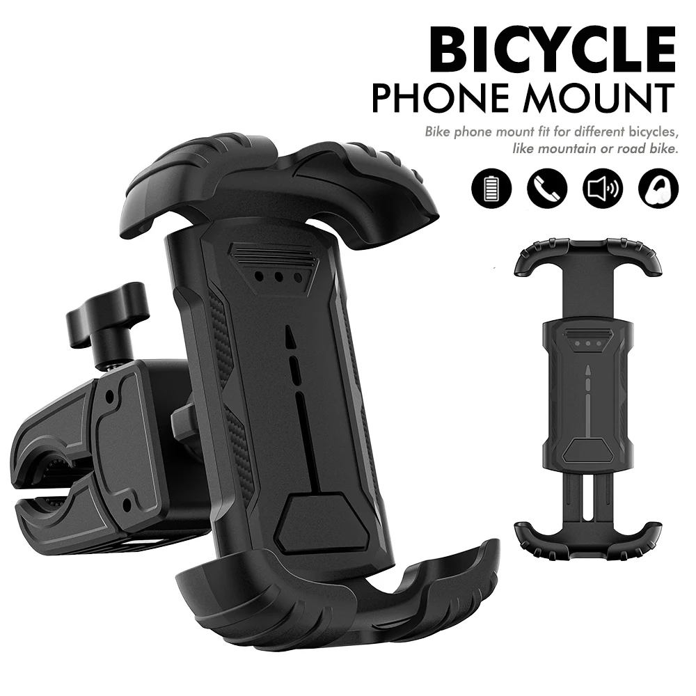 

Universal Bicycle/Motorcycle Handlebar Phone Mount Bike Phone Holder 360 Degree Rotation Cellphone Bracket