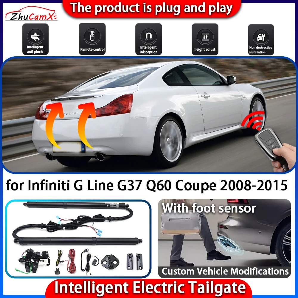 

Smart Powered Tailgate System for Infiniti G Line G37 Q60 Coupe 2008-2015 Automatic Intelligent Electric Trunk Lift Control Kit
