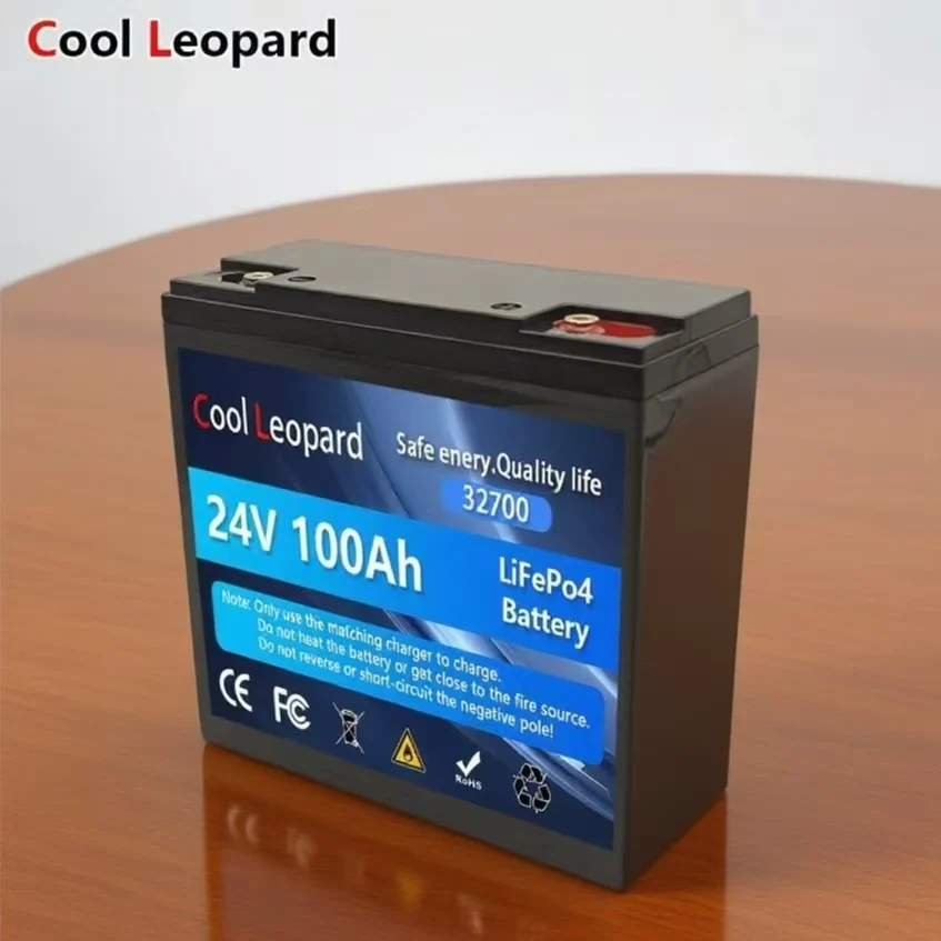 

New 24V 100Ah 120Ah 150Ah LiFePo4 32700 Battery Pack Lithium Iron Phosphate Batteries Built-in BMS For Solar Boat No Tax