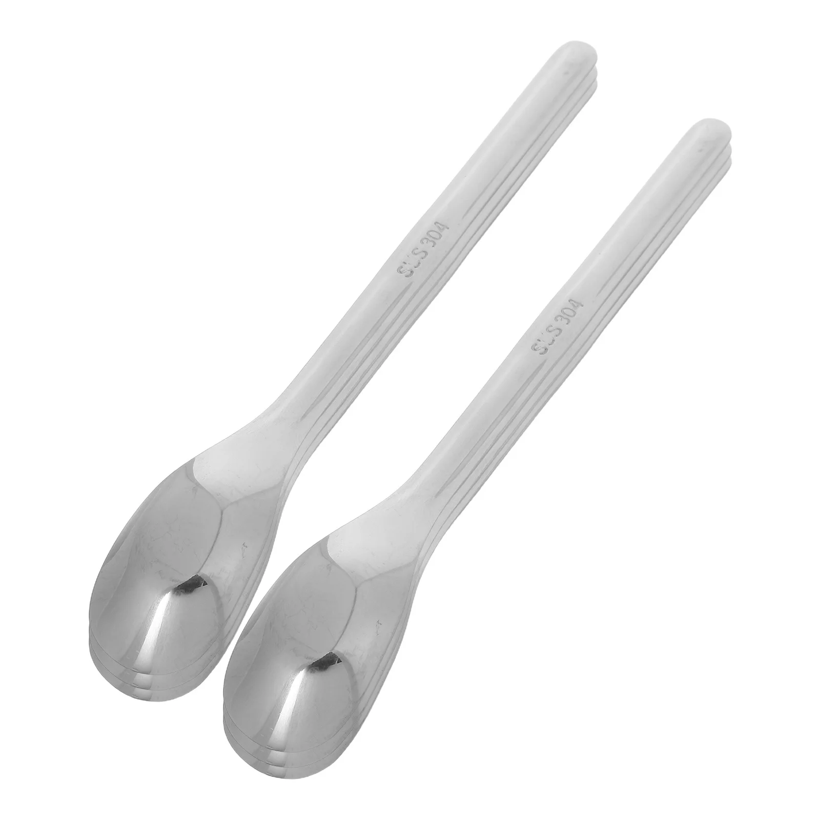 

6Pcs Stainless Steel Long Handle Small Spoons Honey Coffee Stirring Tea Scoop Ice Cream Dessert Spoon Small Tea Spoons Mini