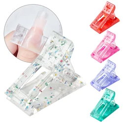 10Pcs Acryl Nail Clip Transparante Gel Quick Building Nail Tips Clips Vingernagel Extension Uv Klemmen Manicure Builder Gereedschap