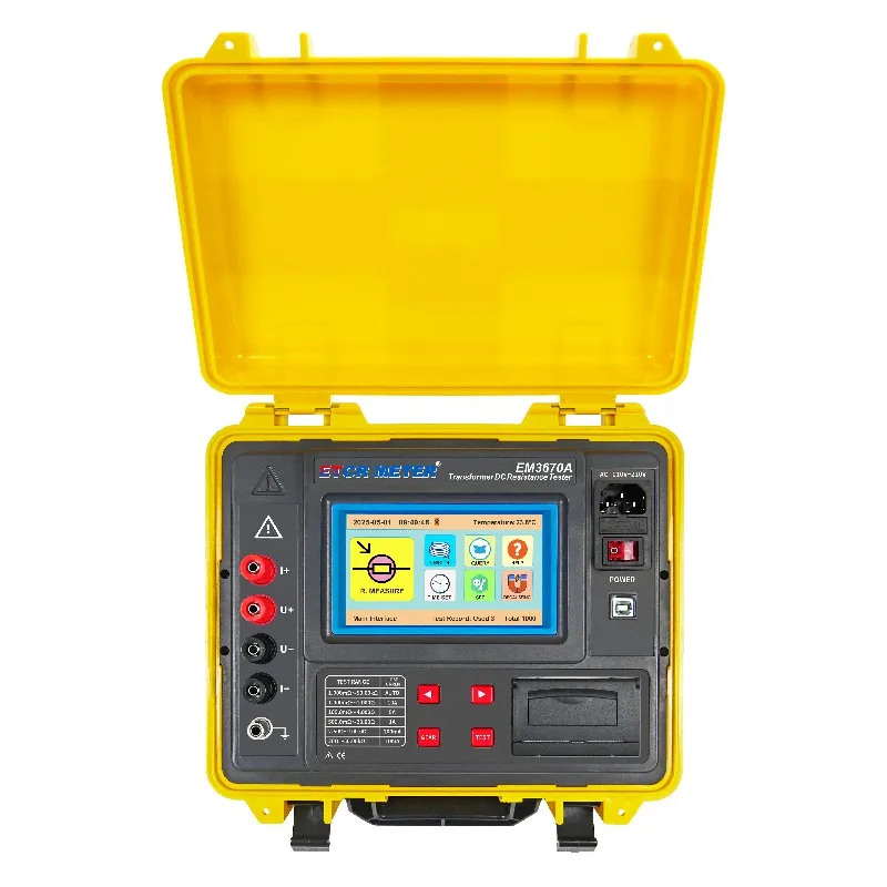 ETCR3670A ETCR3670 DC Resistance Tester Digital Only Current 10A 50k Micro Ohm Meter (0.05% + 2) Accuracy Transformer Winding