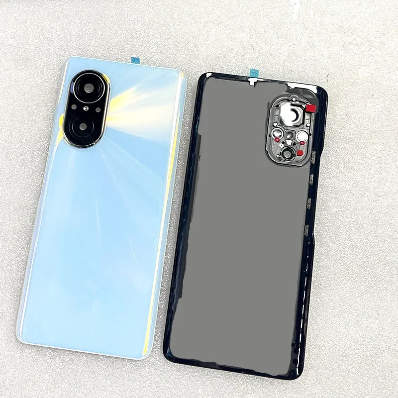 Nova9SE 9SE Battery Back Cover For Huawei Nova 9 SE Rear Housing Glass Case Replace Phone Repair Spare Parts + Camera Lens
