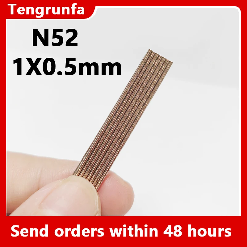 N52 Tiny Mini Magnetic Magnets 1x0.5 mm Small Round Micro Ndfeb Imanes Diameter 1mm x 0.5mm Neodymium Disc Sensor Mini 1*0.5 mm