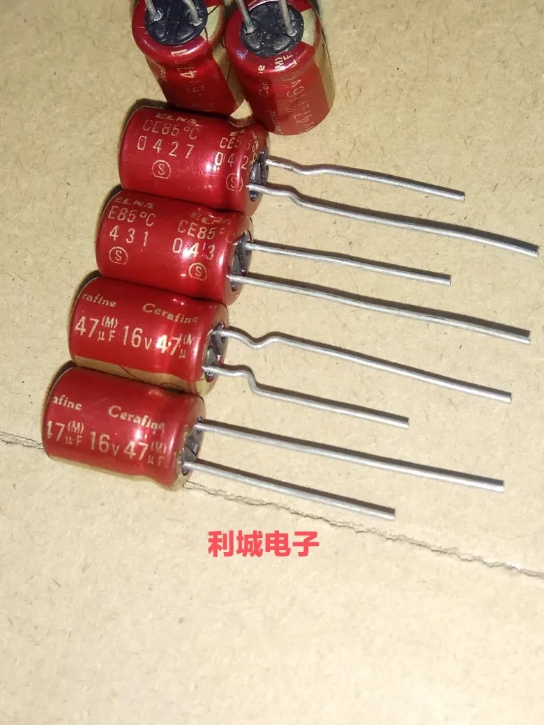 2025 جديد ELNA ROA 47 فائق التوهج 16V سيرافين 16V47UF 8X11.5 مللي متر رداء أحمر 16V47UF الصوت مُكثَّف كهربائيًا 47 فائق التوهج/16 فولت #1