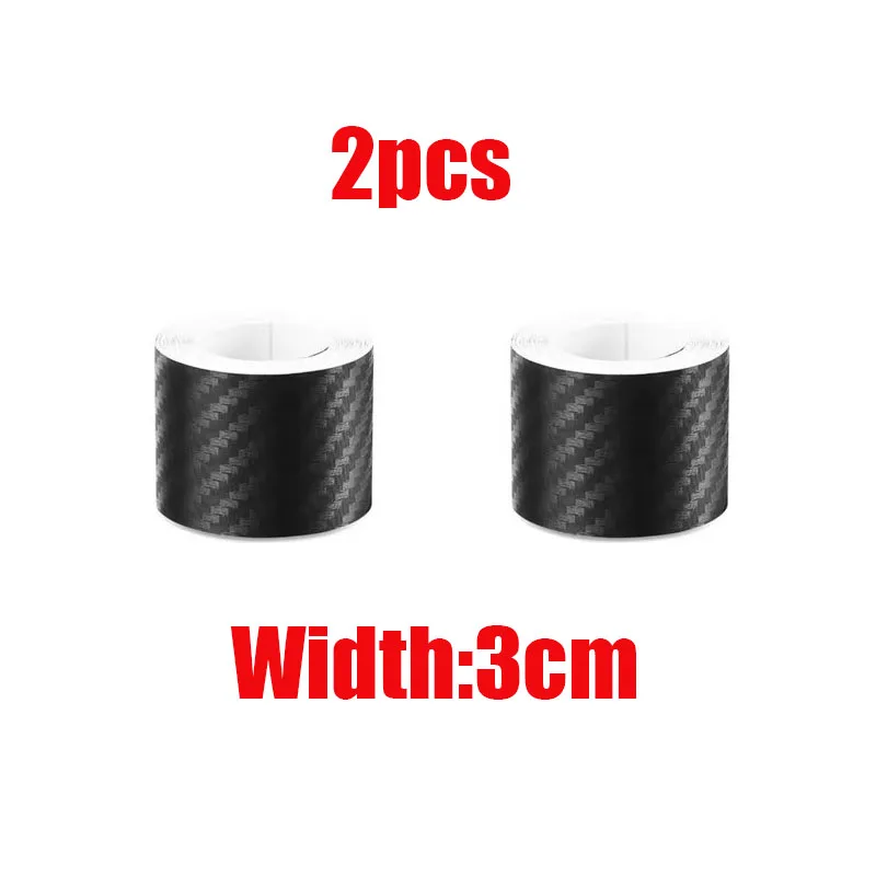 1/2 stücke Carbon Faser Automotive Klebeband Rolle Matte Schwarz Schutz Auto Film Selbst-Klebe Film 3D Auto film Zubehör