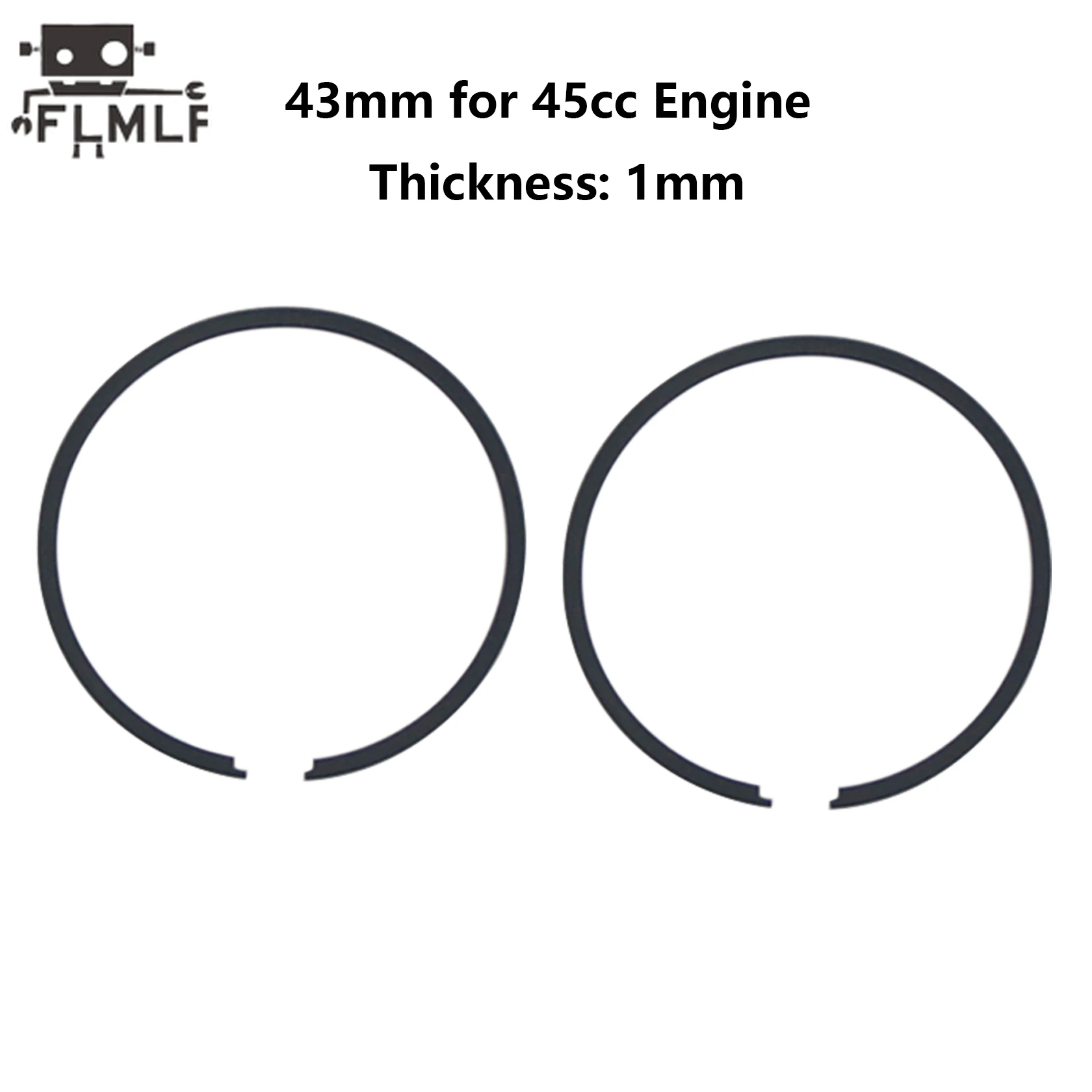 피스톤 링 또는 34-50mm 피스톤 키트 26cc-71cc 제노아 CY용 1/5 Hpi 바하 로이스 5ive-T DBXL FG MCD DTT QL DTT 로반 엔진 부품